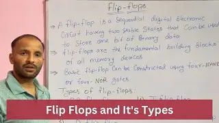 What are Flip-Flops and its types? Digital Circuits in Hindi