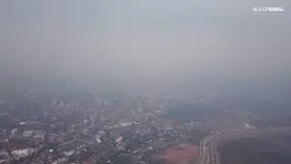 El humo de los incendios se ha apoderado de la capital de Paraguay