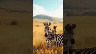 Adorable Moment: Baby Zebra Rests on Mama&rsquo;s Back 🦓✨