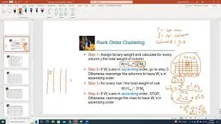 MECT 3360 W08 rank order clustering