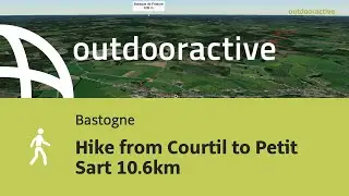hike in Bastogne: Hike from Courtil to Petit Sart 10.6km