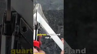 Создайте законченный конец для установки четвертькруглой формы