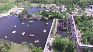 Pinawa Dam Manitoba Drone footage