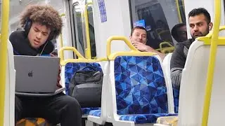 Blasting Trash Flute Songs On The Train!