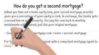 Second Mortgage Toronto