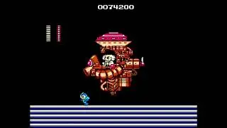 Mega Man (NES) Wily Machine 1 - no damage, buster only, no pause glitch
