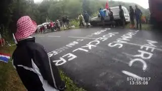Tour de france col des Ares 2017 tete de la course