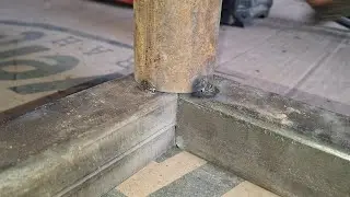 Amazing 2 point joint iron welding work #ironwelding #virelvideo #trending #newpost 