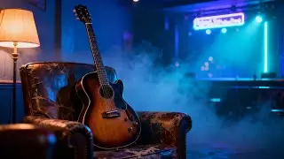 Dm Misty Lounge Blues Backing track 60 bpm
