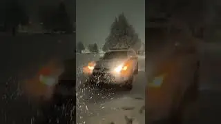 Living in a vehicle in the winter. #vanlife #wintercamping #winter #snowstorm #snowfall #snow