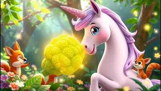 The Unicorn Who Loved Broccoli | A Funny Food Rhyme for Kids | Silly Healthy Eating Song