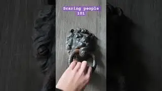 Scaring people 101 #altontowers #vlog #themepark #halloween #curse #darkride