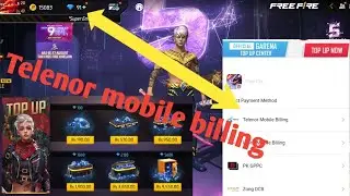 Freefire topup telenor mobile billing Kisi Kari #freefire #topup #telenor #mobile #billing