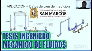 TESIS INGENIERO MECANICO DE FLUIDOS POR LA UNIVERSIDAD MAYOR DE SAN MARCOS. PERU 2022