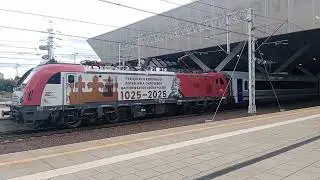 EU200-012 z EIC ŚLĘŻA oraz EP09-040 z TLK MARSZAŁEK PIŁSUDSKI na stacji Warszawa Zach. 26.08.2025
