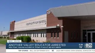 West Point High School teacher accused of trying to solicit sex from a minor