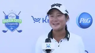 Gina Kim Thursday Flash Interview 2022 Kroger Queen City Championship &middot; Round 1