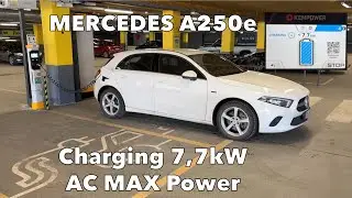 Mercedes-Benz A250e - Charging 7,7kW AC MAX POWER [Kempower]