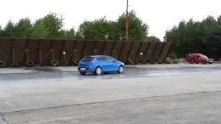 Seat Leon drift na mokru