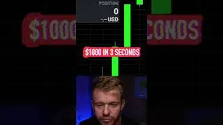 $1000 In 3 Seconds Day Trading!