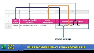 Membuat Nomor Surat Tugas Otomatis di Excel