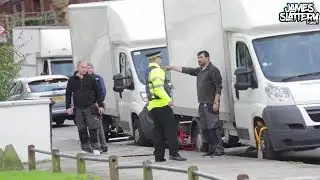 Traffic Warden Clamping cars  Prank