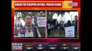 Nagaland: CANSSEA stages protest, demands for implementation of defined pension system