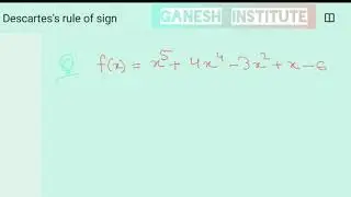 How to find out number of real positive and negative roots of a polynomial