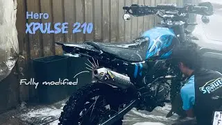Custom Hero xpulse 210 - Full Mods Revealed! Water Wash & Look Around