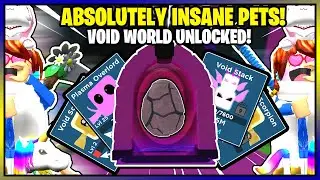 CLICKING CHAMPIONS NEW *VOID WORLD*! THESE PETS ARE ABSOLUTELY INSANE! SUPER EXPENSIVE! - ROBLOX