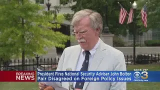 President Fires National Security Adviser John Bolton