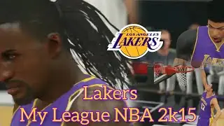 LAKERS MY LEAGUE NBA 2K15 (LAKERS @ BULLS , LAKERS DOMINATE )