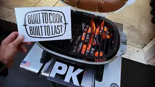 Как поджарить стейк Чак Ай / На угольном гриле PKGO / Лучшее в мире!