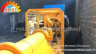 YX-1200 Double Hook Waste Tire Wire Drawing Machine For Tyre Recycle Line