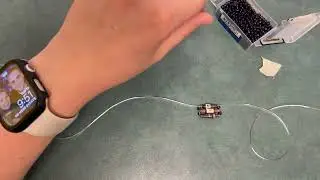Intro to Jewelry Paper Bead Bracelet: How to string/tie