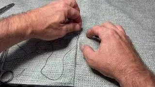 Lounge repair guys Fabric hand sew repair tutorial