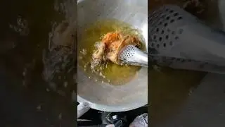 Goreng ayam buat toping kebab #jajanan #food #cooking #shorts