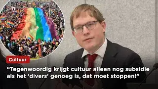 Cultuurclubjes zijn vaak links-vooringenomen, totaal niet representatief! Van Houwelingen (FVD)