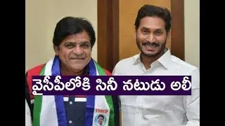 వైసీపీ లో కి ఆలీ .. ali join ycp
