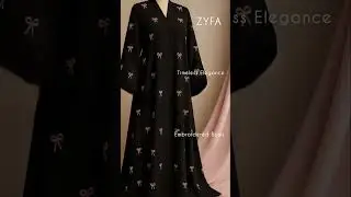 bow Abaya most viral trending design
