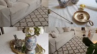 Comprinhas na Camicado| comprei um tapete novo para sala | pintei bandeja