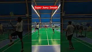 Super Jump Smash🏸 #badminton #smash #ytshorts #badmintonlovers #sports