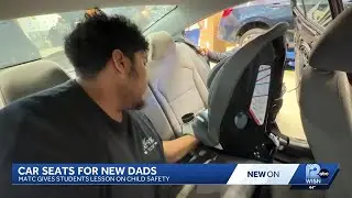 Milwaukee college hosts car seat safety drive for students and fathers