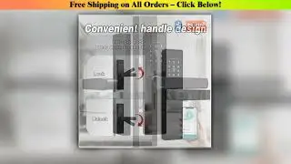 Bluetooth-compatible Tuya APP Smart Door Lock Digital Electronic Lock Smart Home Wooden Door Lock