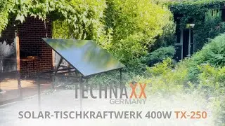 TECHNAXX SOLAR-TISCHKRAFTWERK 400W TX-250 (DEUTSCH)