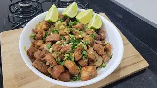 PERNIL DE PORCO - Pinga e frita - Comida de boteco
