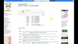 The Expositor, series 1 - 8