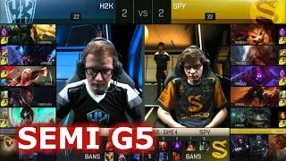 Splyce vs H2K Gaming | Game 5 Semi Finals S6 EU LCS Summer 2016 PlayOffs | SPY vs H2k G5 SF 1080p