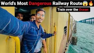 World's most Dangerous Train Journey 😱🔥*Train over the Sea* | VLOG 100