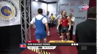 KIM Kwang Song 2s 161 kg cat.77 World Weightlifting Championship 2013